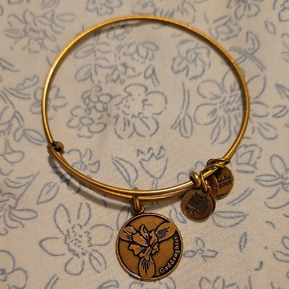 Gold Goddaughter Bangle Bracelet